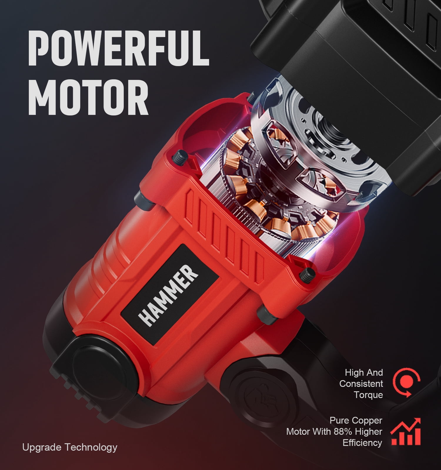 Hammer Drill, 1500 mA, Corded Electric Rotary Hammer, Dual-Mode Multi-force Adjustment, Must-have For Home Decoration And Construction Project