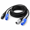 6.6ft, variant on 24.6ft 13AWG Powercon and DMX Extension Hybrid Cable for Stage Lighting Concerts Events