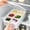 Translucent white, 6-compartment, variant on Produce Saver Refrigerator Organizer Bin with Lid and 4 Removable Drain Baskets for Fruit Vegetable Food Storage, Clear, 1-Pack