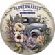 thumbnail image 1 of (V4785) Lleno Diamantes Carrozas Del Mercado Flores Series Flores Y Plantas Diamantes Redondos Pinturas Diamantes Resina 30*30CM, 1 of 9