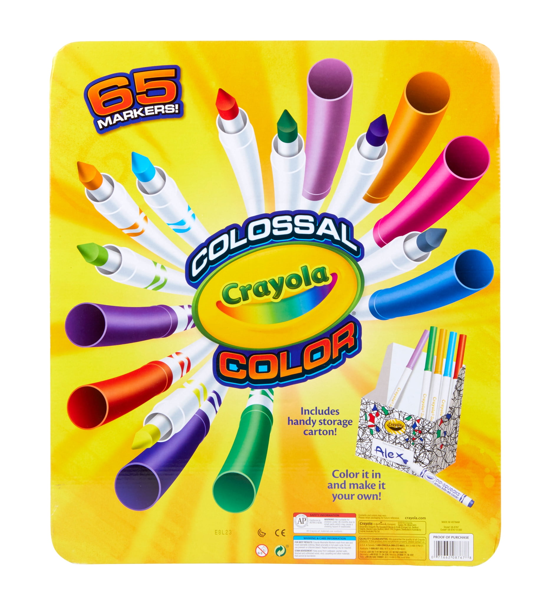 Shop Yasest Kids Markers Set - 65Pcs Coloring at Artsy Sister.