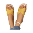 thumbnail image 3 of Willtoo Flat Sandals for Women Beach Summer Walking Flip Flops Ladies Comfortable Casual Outdoor Fashion Dressy Slip on Slippers, 3 of 6