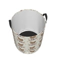 thumbnail image 5 of Uemuo Flower Chicken Pattern Circular Laundry Hamper Basket with handles,Collapsible laundry basket,Large capacity laundry hamper,Laundry Organizer-Small, 5 of 8