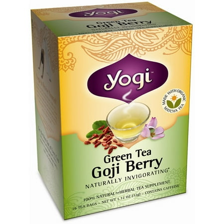 Yogi Green Tea Goji Berry, 16ct (Pack of 6)