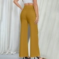 thumbnail image 4 of Work Pants Women Wide Leg Pants Wide Leg Pants for Women Trendy 2025 Fall High Waisted Business Casual Outfits Work Pant Trousers, S-2XL, 4 of 8