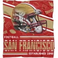 thumbnail image 4 of San Red Francisco Football Fans Flannel Blanket Gifts for Men Women Football Team Lovers Throw Blanket 60''''x50'''', 4 of 6