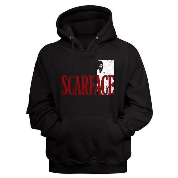Men's Scarface Meng Hooded Sweatshirt Medium Black