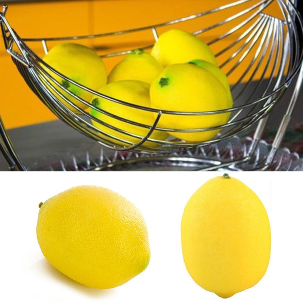 PlayWorld Kitchen Connection Yellow And Green Lifelike Lemons Playset Food - Yellow/Green