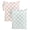 Checkers Green & Brown, variant on Tiny Twinkle Waterproof Wet Dry Bags | 2-Pack Set | Baby & Toddler Bags for Swim, Diapers and Travel