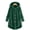 Green, variant on 2024 Womens Full Zip Up Hoodie Fuzzy Fleece Jacket Plus Size Button Plush Tops Hooded Loose Cardigan Fluffy Coat Winter Jacket Red