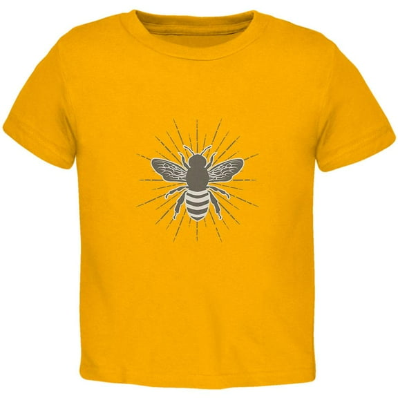 Bumble Bee Rays Gold Toddler T-Shirt - 4T