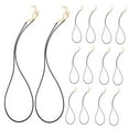 thumbnail image 5 of SWETRACE 50Pcs Necklace Making Materials Wax Rope and Metal for Diy Enthusiasts Golden Black 19.9x0.3in, 5 of 8
