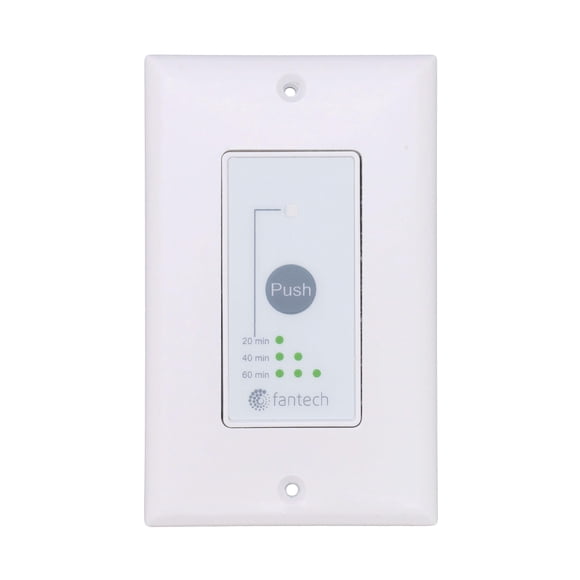 Fantech RTS5 Temporizador electrónico 20/40/60 Uso con Flex100H VHR70R VHR150R