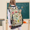 thumbnail image 7 of FORMRS Unisex School Backpack 17" Student Travel Bag with Laptop Compartment, Beige Cartoon Animals, 7 of 7
