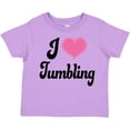 thumbnail image 3 of Inktastic I Love Tumbling Girls Toddler T-Shirt, 3 of 5