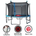 thumbnail image 4 of Sportspower BouncePro 14ft Trampoline Meets ASTM Safety Standards, Heavy-Duty Rust-Resistant Steel Frame, UV-Resistant Jump Mat, Safety Net & Under-Mat Flashing Lights, 4 of 12