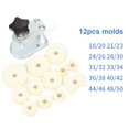 thumbnail image 2 of 13-Piece Watch Case Dies Watch Crystal Front Back Case Cover Screw Presser Close Watchmakers Repair Kit, 2 of 10