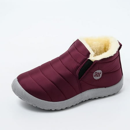 

Byte Legend Women s Winter Flat Heel Warm Casual Velvet Snow Boots