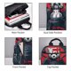 thumbnail image 3 of Fotbe Red Black Eastern Panda Warrior Mochila Ligera para Hombres y Mujeres - Duradera y Resistente al Agua, Ideal para Escuela, Trabajo, Viajes y Uso Diario, 3 of 7