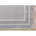 thumbnail image 4 of Rug Branch Border, Tonal/Solid Grey Indoor Area Rug - 8' x 11', 4 of 8