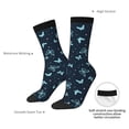 thumbnail image 4 of Vsdgher Beautiful Butterflies Crew Socks for Men & Women, Breathable Casual Athletic Ankle Socks, 4 of 6