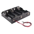 thumbnail image 5 of 5 x 1.5V AA Battery Slot Holder Case Box Wire Black, 5 of 5