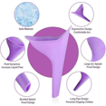 thumbnail image 5 of Female Peeing Funnel, 5pcs Heilwiy Female Urinal Portable Standing Piss Funnel, 5 of 5