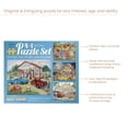 thumbnail image 4 of Bits and Pieces Jigsaw Puzzles Friendly Folk 500 Piece 4-in-1 Bundle 16" x 20", 4 of 11