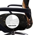 thumbnail image 5 of POLERO Brushed Elastic Fabric All-in-One Office Swivel Chair Slipcover for Workspace Gaming, Anti Dust Anti Corrosion Rotating Chair Cover, Horse Celestial Night, 5 of 7