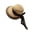 Khaki, variant on Noric Women's Wide Brim Sun Hat Summer Beach UV Protection with Big Bow Roll Up Edge Straw Hat