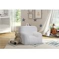 thumbnail image 2 of Olive & Opie Kuddlez Kids/Toddlers Foam Chair with Washable Cover, Soft White, 2 of 6