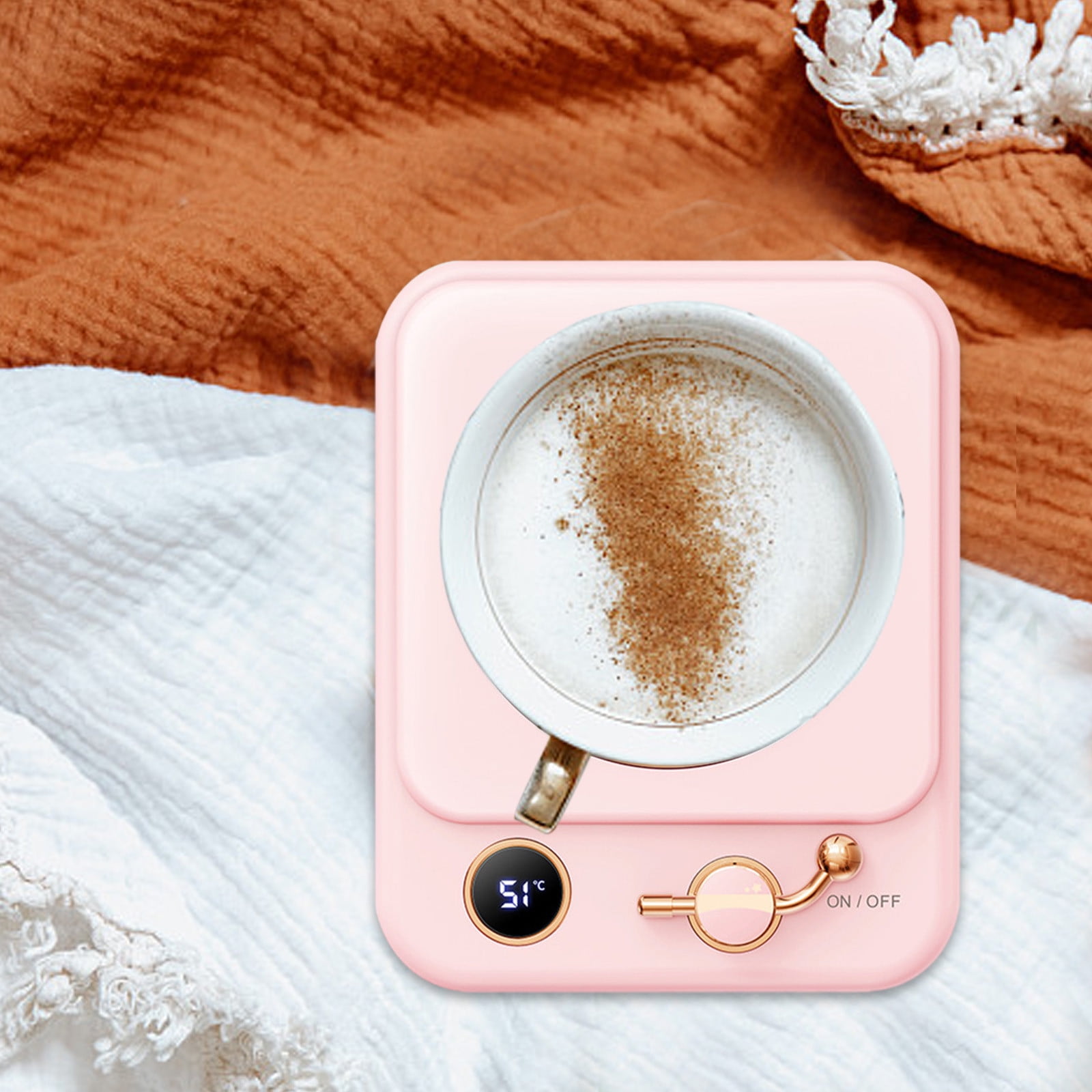 Chauffe-Tasse Électrique De Bureau – Maintien à 55°C, Chauffage Rapide | Pour Café, Thé, Lait, Voyage - 2