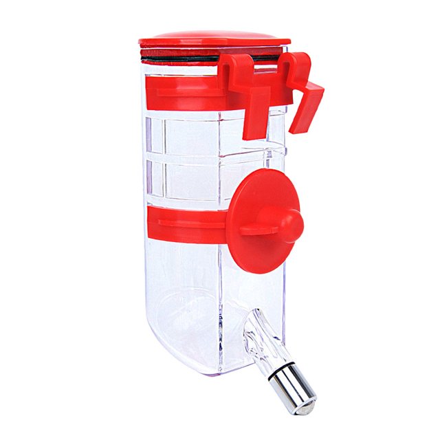 Billuyoard Botella de agua potable para perros de 350 ml, dispensador automático para gatos, jaula portátil colgante Suministros para perros No.01