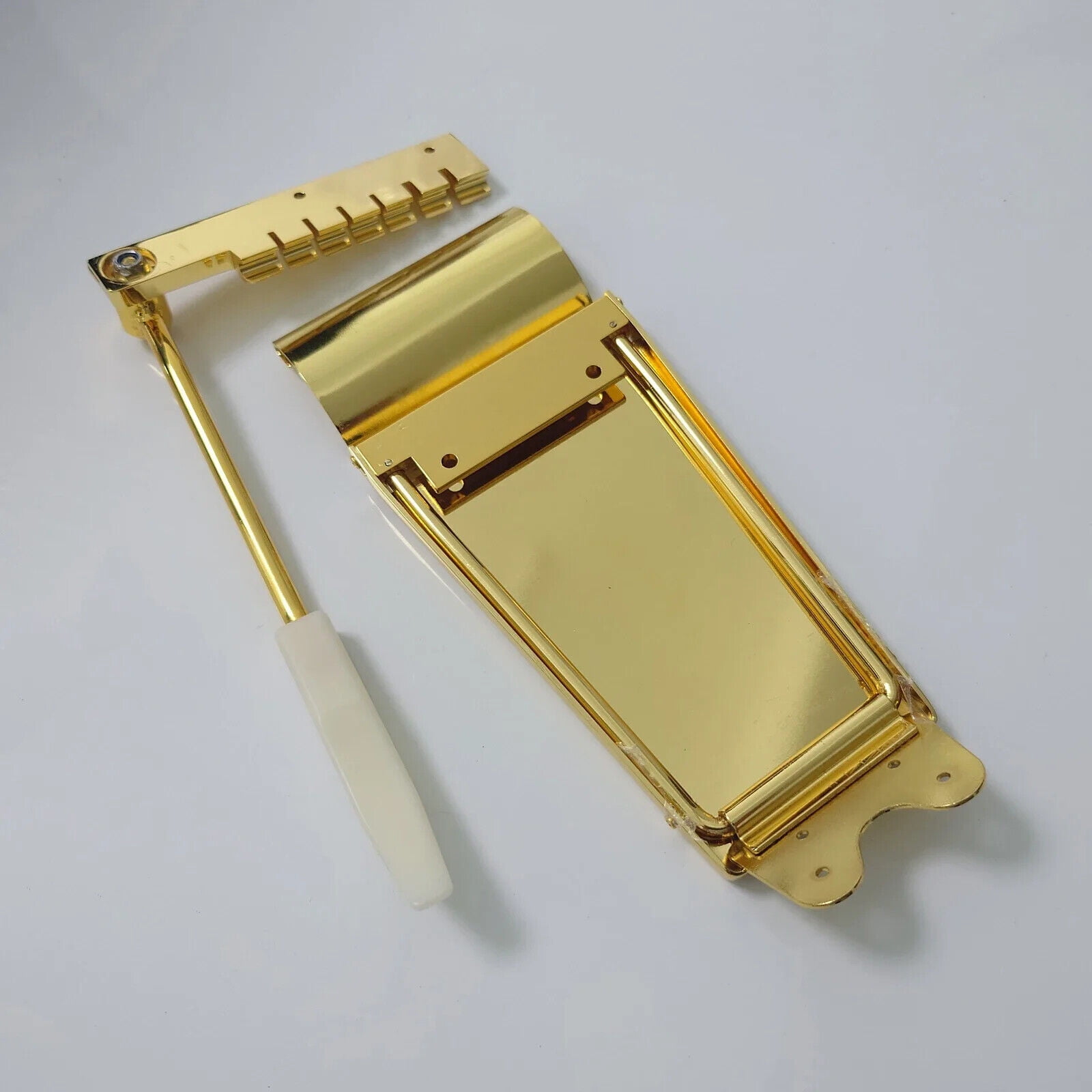Long Version Arm Tailpiece Tremolo Bridge Gold Chrome FOR SG Epi Gib Guitar Parts