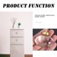 thumbnail image 3 of unbranded 2Ud Pomos Decorativos De Cristal Para Puertas Y Cajones Con Estructura Simple Y Elegante, 3 of 7