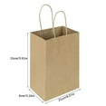 thumbnail image 3 of HJQEQVD Gift Bags 5.91 X 3.15 X 8.27 Inch 10Pcs Paper Gift Bags Medium Size Brown Paper Bags with Handles Bulk Wedding Party Favor Bags Shopping Bags Retail Merchandise Bags Gift Sacks, 3 of 3