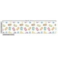 thumbnail image 3 of Ambesonne Macaroon Fabric by the Yard Upholstery, French Cuisine Art Print, 3 Yards, White Multicolor, 3 of 5