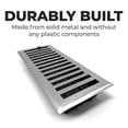 thumbnail image 2 of Cast Brass Contemporary Vent Covers - Brushed Nickel, 2 of 3