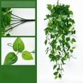 thumbnail image 3 of Darzheoy Fake Hanging Potted Plant, 39" Artificial Potted Plant Faux Ivy Vine Plant Hanging Plant Pothos for Shelf Home Office Indoor Outdoor Garden Greenery Decor, 3 of 8