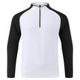 thumbnail image 4 of Men's Performance Long Sleeve T-Shirt Active Athletic Workout Top Breathable Comfortable Fitness Shirt for Running Training Outdoor Sports Mens Work Shirts Summer Basic Tee Shirts, 4 of 9