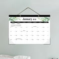 thumbnail image 2 of 2026-2027 Desk Calendar – 18-Month Large Desk/Wall Calendar (17" x 12") with Transparent Cover, Corner Protectors & Cutting Lines, for Home & Office Planning, Green, Desk Calendar, 2 of 7