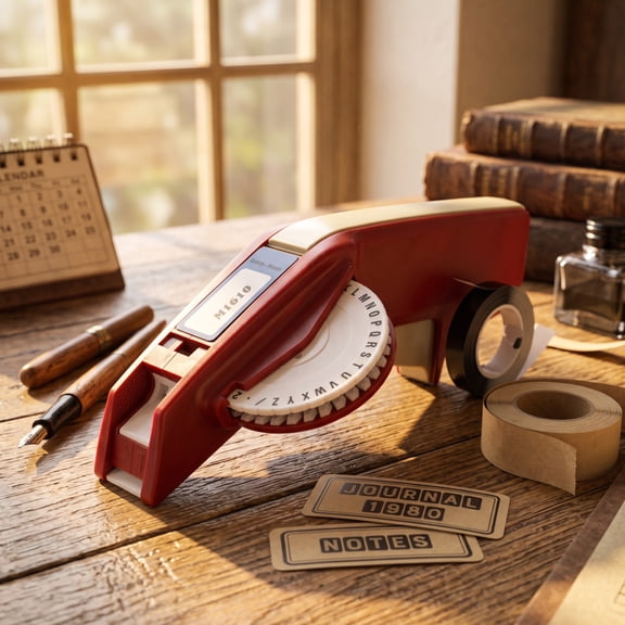 Handheld Embossing Label Maker, Portable Manual Label Printer for School and Office