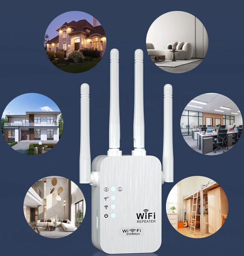 Wifi Range Extender Internet Booster Network Router Wireless Signal Repeater