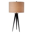 thumbnail image 2 of Kenroy Home Foster Table Lamp, Brushed Steel, 2 of 4