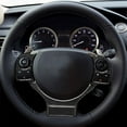 thumbnail image 1 of Steering Wheel Cover Steering Wheel Sticker Car Interior Trim 4Pcs/Set Carbon Fiber Steering Wheel Trim Cover Car Refitting Fits For  IS250 IS300 IS350 2014-2018Type B, 1 of 8