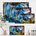 thumbnail image 4 of Colour Spiral Fusion 40 in x 30 in Painting Canvas Art Print, by Designart, 4 of 4