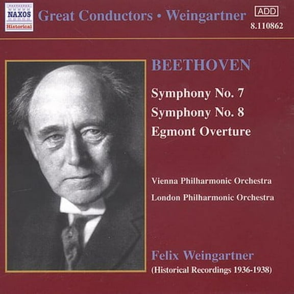 Felix Weingartner - Conducts Beethoven's-Sym 7/8/& - Music & Performance - CD