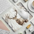 thumbnail image 2 of Elk Gaming Mouse Pad, Desk Mat, Square 8.3x9.8 Inch Non-Slip Rubber Bottom Printed for Office and Gaming, 2 of 6
