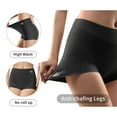 thumbnail image 3 of MEIYATING Women's Underwear Boyshorts Cotton Stretch Panties High Waisted Soft Plus Size 4 Pack, 3 of 7