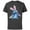 Charcoal, variant on Disney Stitch in Easter Bunny Costume with Cute Fuzzy Friend - Short Sleeve Cotton T-Shirt for Adults - Customized-Black